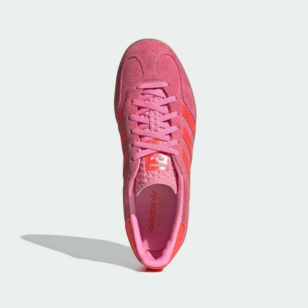 Tênis adidas Gazelle Indor &quot;Beam Pink Solar Red&quot; Rosa - LK Sneakers