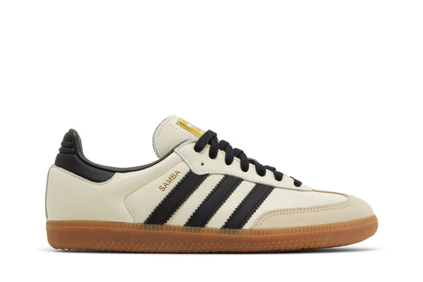 靴 adidas Originals Samba OG Cream Gold 24 Tênis adidas Samba OG Cream White Core Black Bege | LK Sneakers