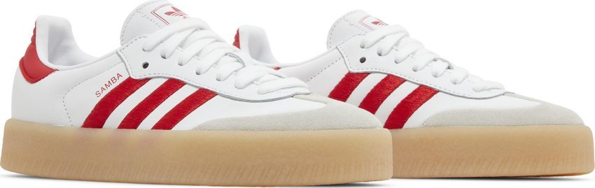 Tênis adidas Sambae Cloud White Better Scarlet Branco - LK Sneakers