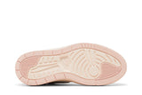 Vista traseira do Jordan Nike Air Jordan 1 Elevate Low Guava Ice mostrando calcanheira e detalhes do solado
