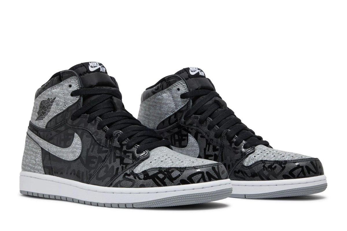 眠*)様 超激レア28.5NIKE AIR JORDAN 1 HIGH REBE Tênis Nike Air Jordan 1 High Og Rebellionaire Cinza por R$ 2.999