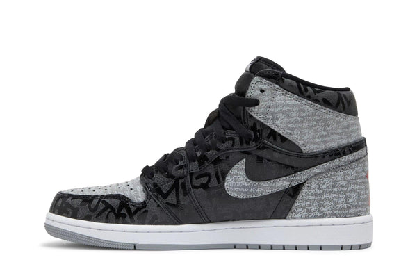 Tênis Nike Air Jordan 1 High Og Rebellionaire Cinza