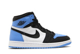 Jordan Nike Air Jordan 1 High OG UNC Toe tênis em azul original na LK Sneakers
