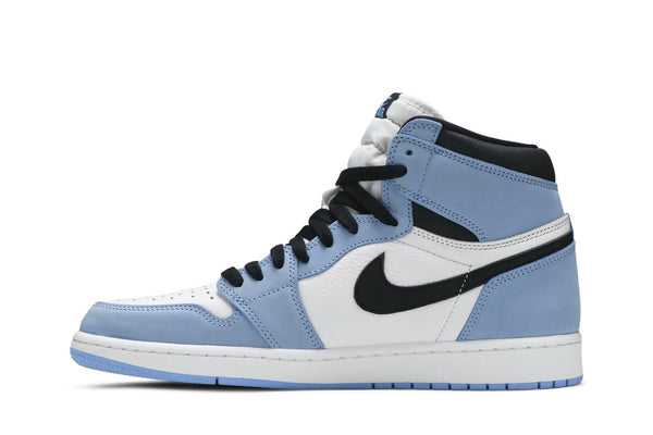 Tênis Nike Air Jordan 1 High University Blue (UNC) Azul