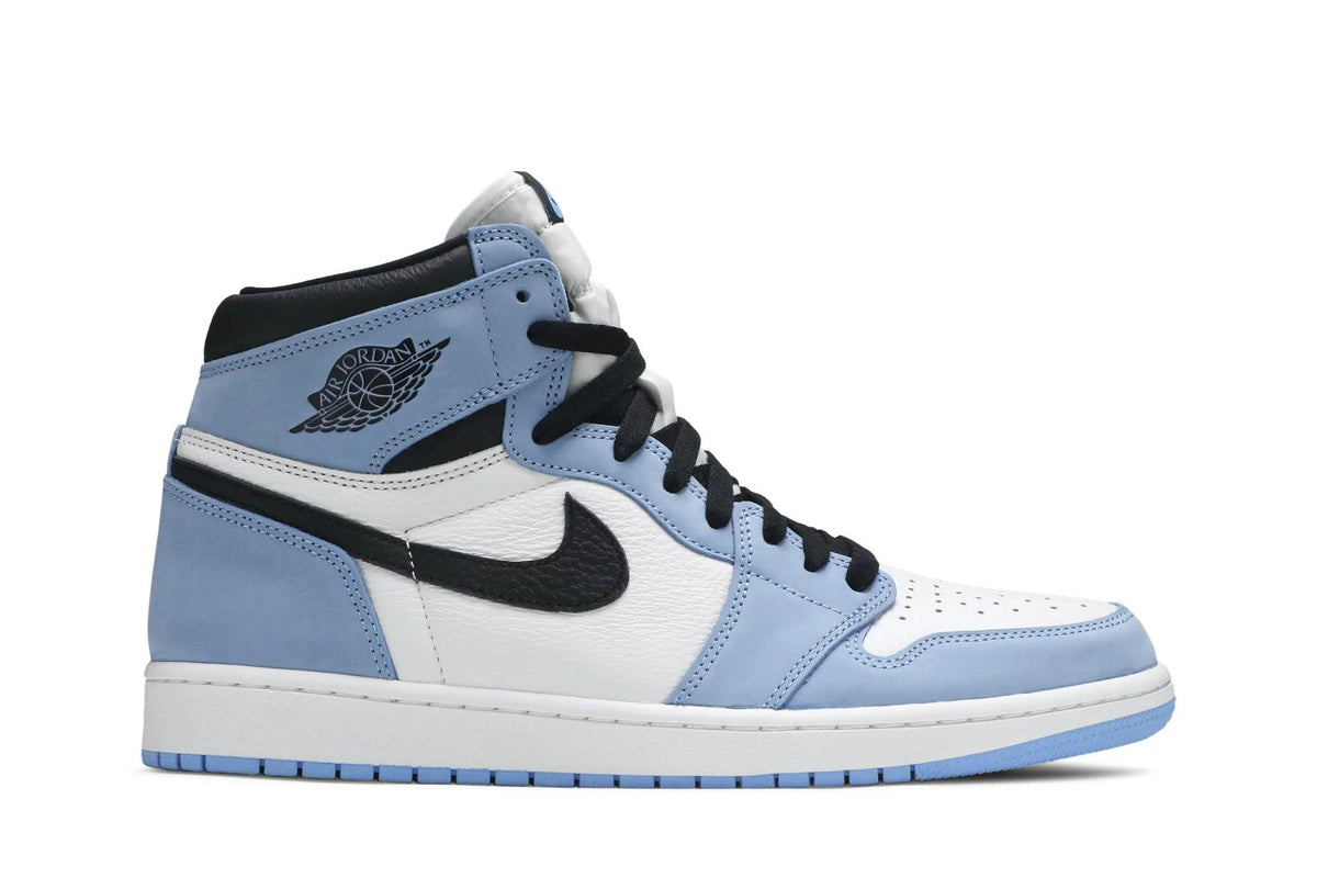 Tênis Nike Air Jordan 1 High University Blue (UNC) Azul