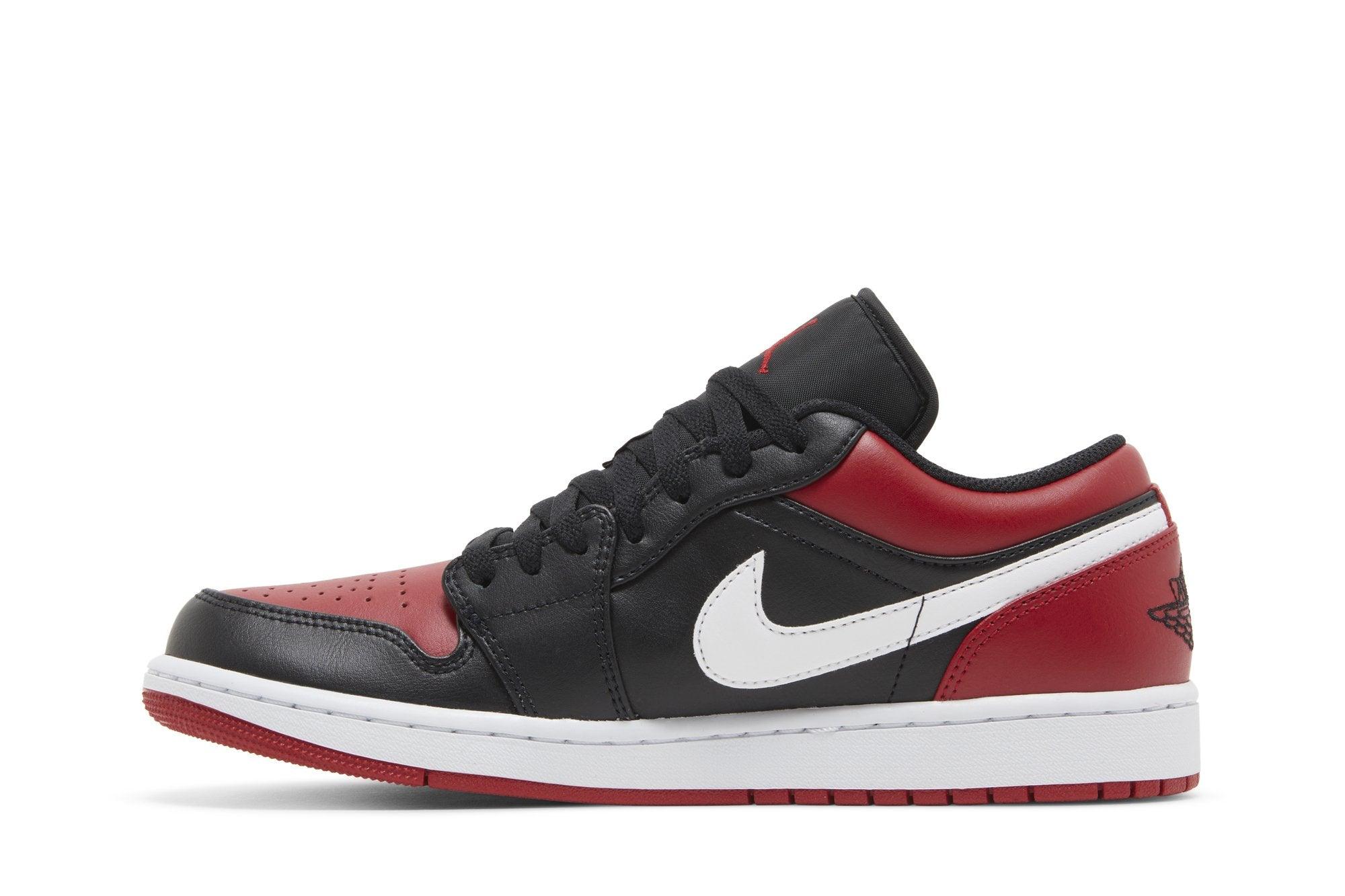 Tênis Air Jordan 1 Low Alternate Bred Toe Vermelho - LK.Sneakers - 553558066