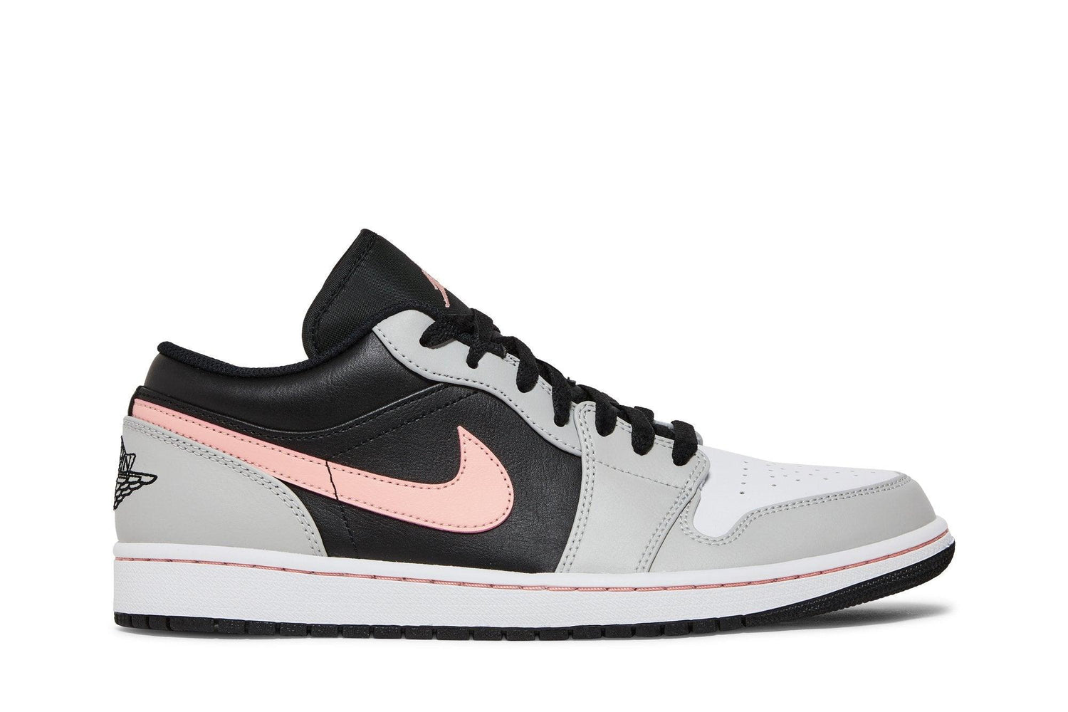 Tênis Air Jordan 1 Low Black Grey Pink Cinza - LK.Sneakers - 553558062