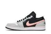 Tênis Air Jordan 1 Low Black Grey Pink Cinza - LK Sneakers