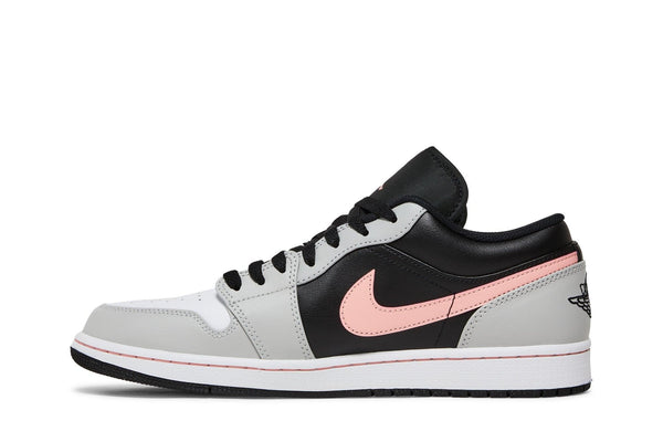 Tênis Nike Air Jordan 1 Low Black Grey Pink Cinza