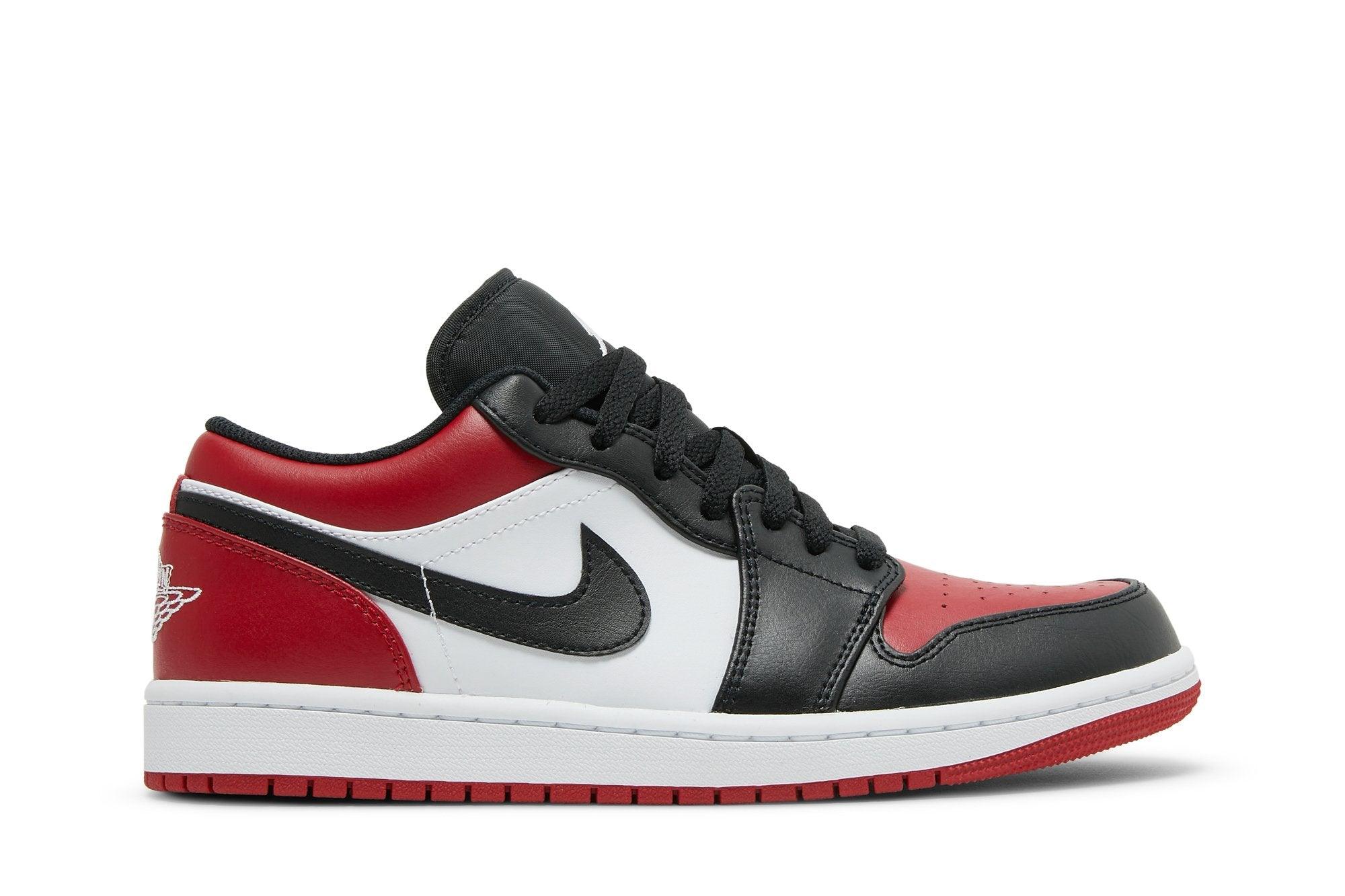 Tênis Air Jordan 1 Low Bred Toe Vermelho - LK.Sneakers - 553558612