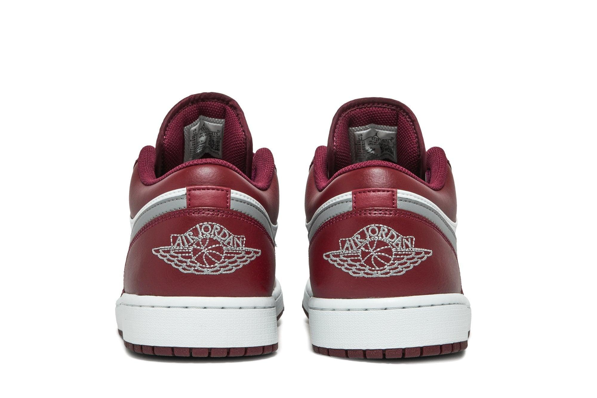 Tênis Air Jordan 1 Low Cherrywood Red Vermelho - LK Sneakers - 553558615
