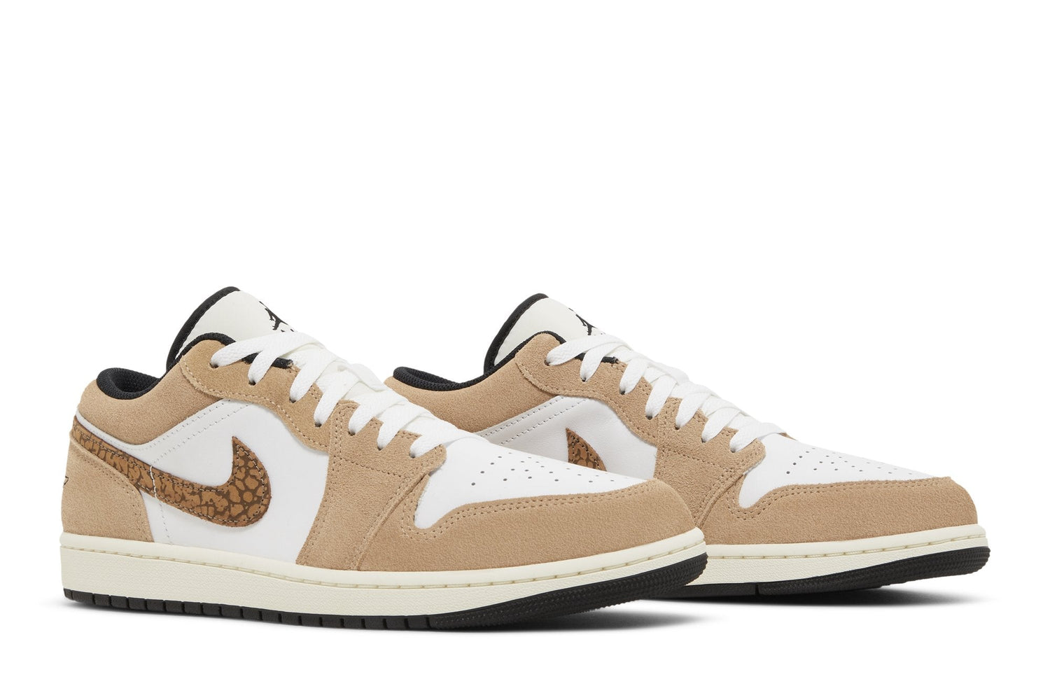 Tênis Air Jordan 1 Low &quot;Elephant Brown&quot; Marrom - LK Sneakers - DZ4130 - 201