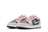 Tênis Air Jordan 1 Low "Floral Canvas" Rosa - LK Sneakers