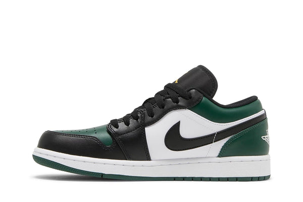 Tênis Nike Air Jordan 1 Low Green Toe Verde