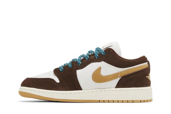 Tênis Nike Air Jordan 1 Low GS Cacao Wow Marrom
