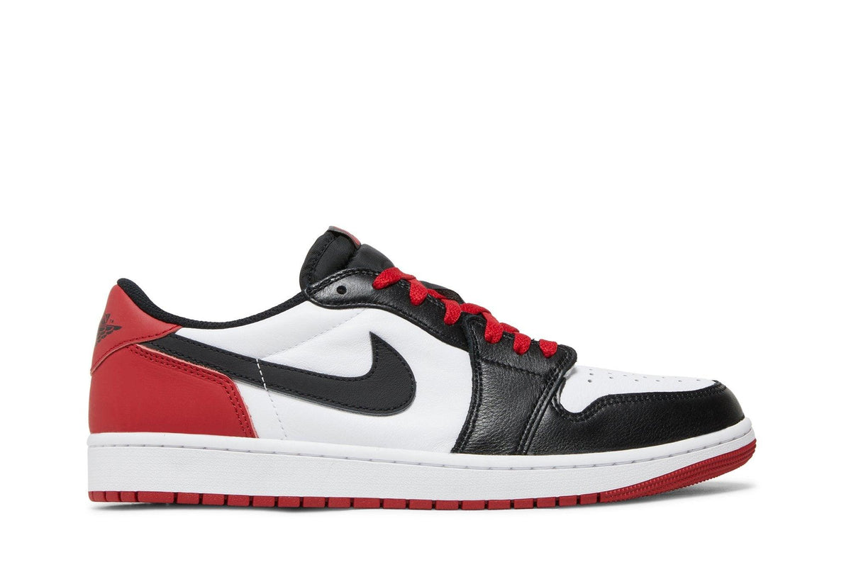 Tênis Nike Air Jordan 1 Low OG Black Toe (2023) Vermelho