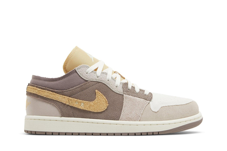 Jordan Nike Air Jordan 1 Low SE Craft Inside Out Taupe Haze tênis em bege original na LK Sneakers
