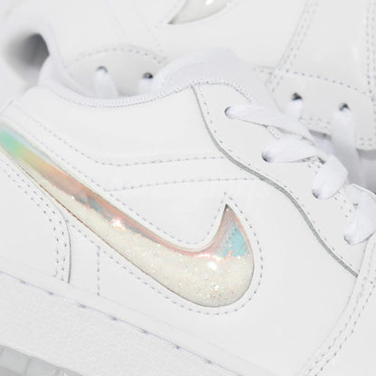 Tênis Air Jordan 1 Low Se &quot;Glitter Swoosh&quot; Branco - LK Sneakers - FQ9112100