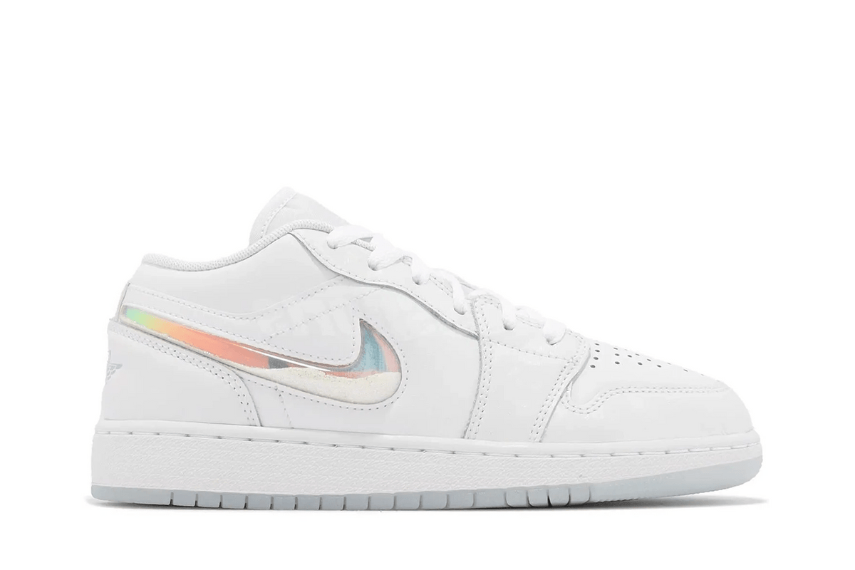 Tênis Nike Air Jordan 1 Low Se "Glitter Swoosh" Branco