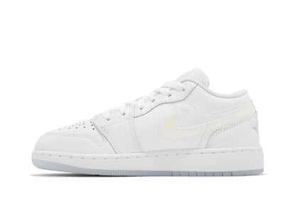 Tênis Air Jordan 1 Low Se &quot;Glitter Swoosh&quot; Branco - LK Sneakers - FQ9112100