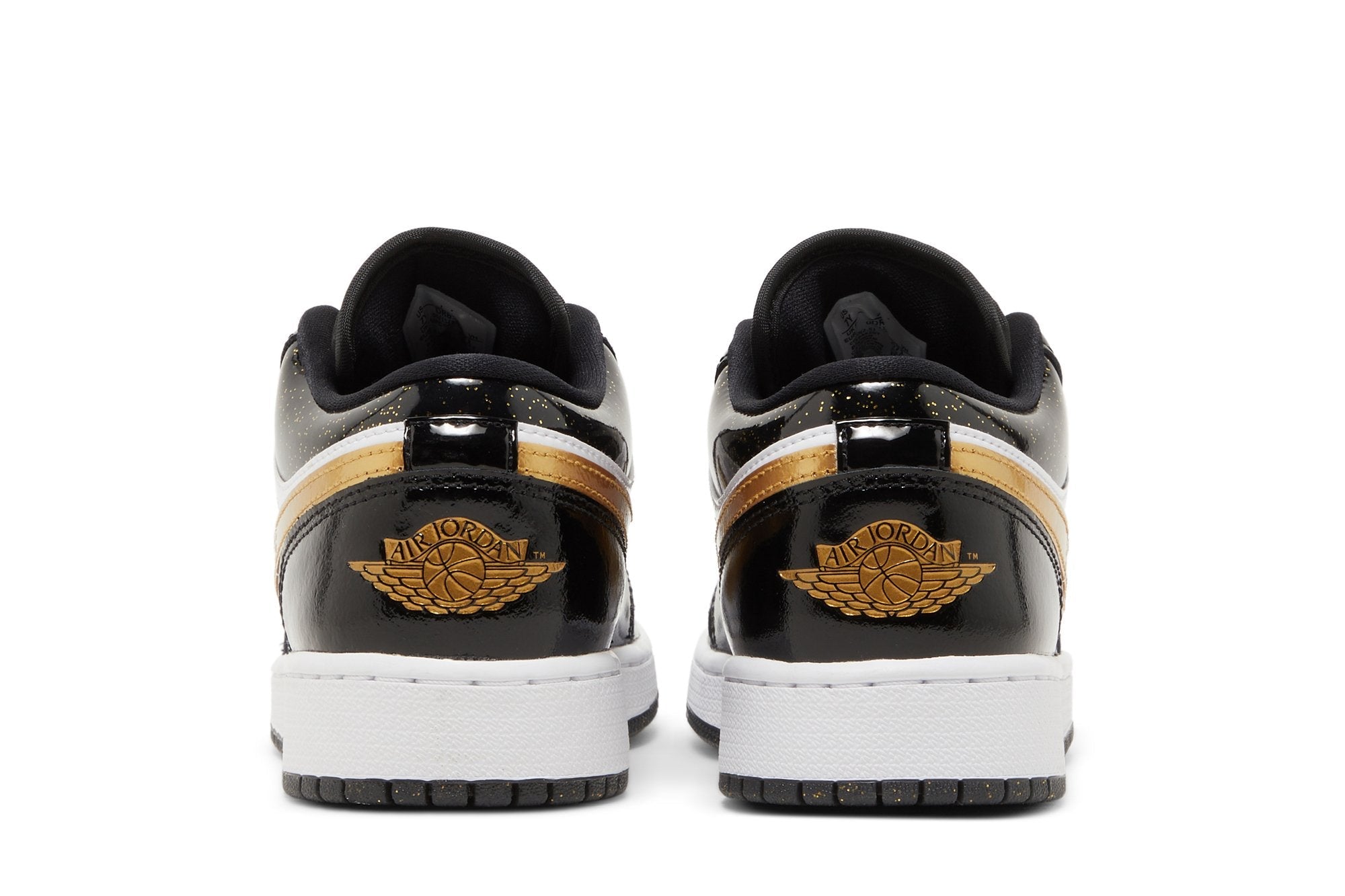 Tênis Air Jordan 1 Low SE Gs &quot;Gold Toe&quot; Preto - LK Sneakers