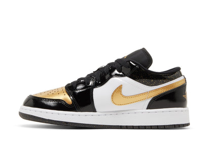 Tênis Air Jordan 1 Low SE Gs &quot;Gold Toe&quot; Preto - LK Sneakers - DR6970071