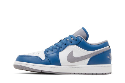 Tênis Air Jordan 1 Low True Blue Azul - LK.Sneakers - 553558412 - 1