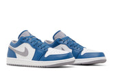 Tênis Air Jordan 1 Low True Blue Azul - LK Sneakers