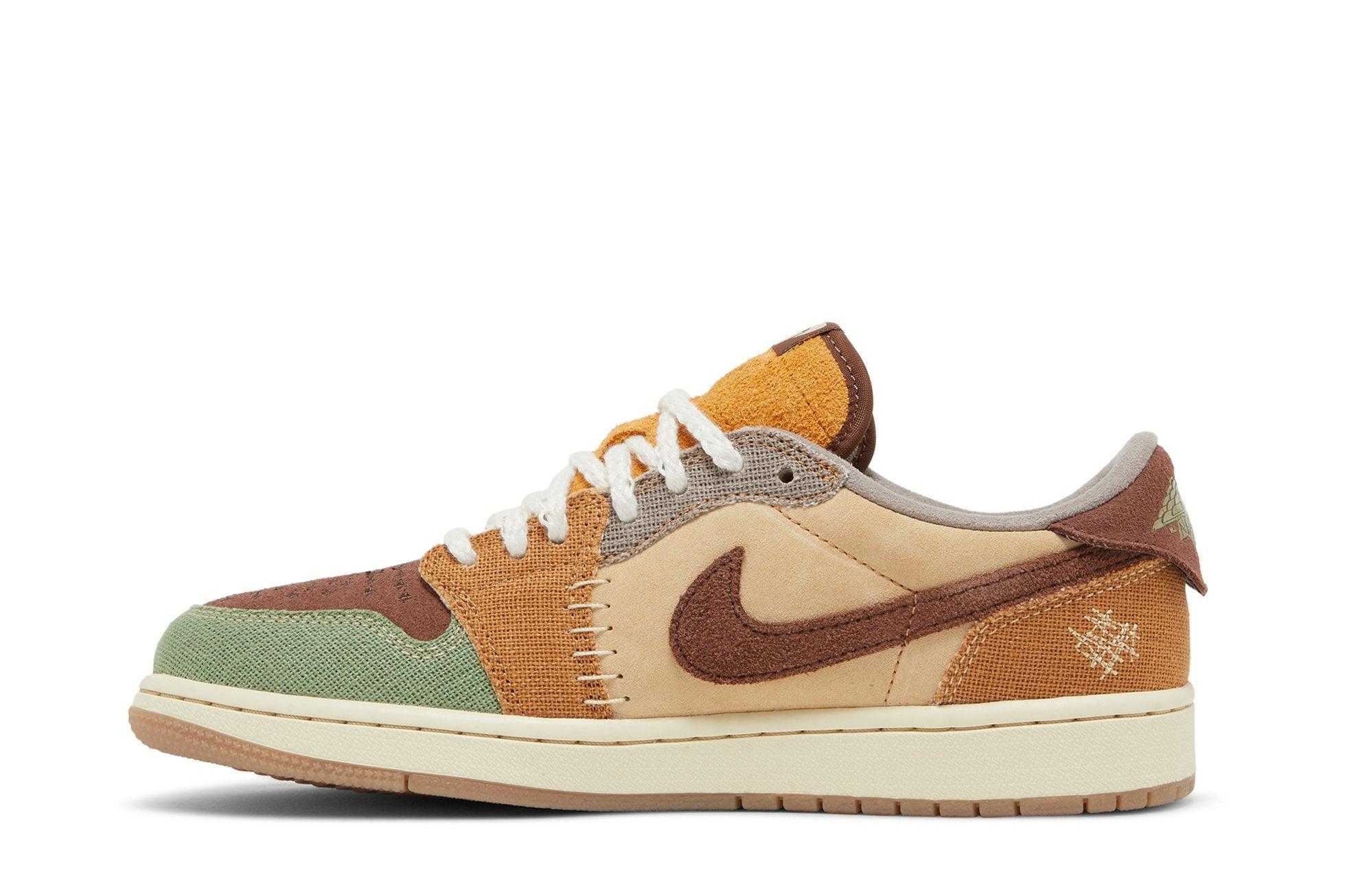 Tênis Air Jordan 1 Low Voodoo Flax and Oil Green Marrom - LK.Sneakers - DZ7292200 - 1