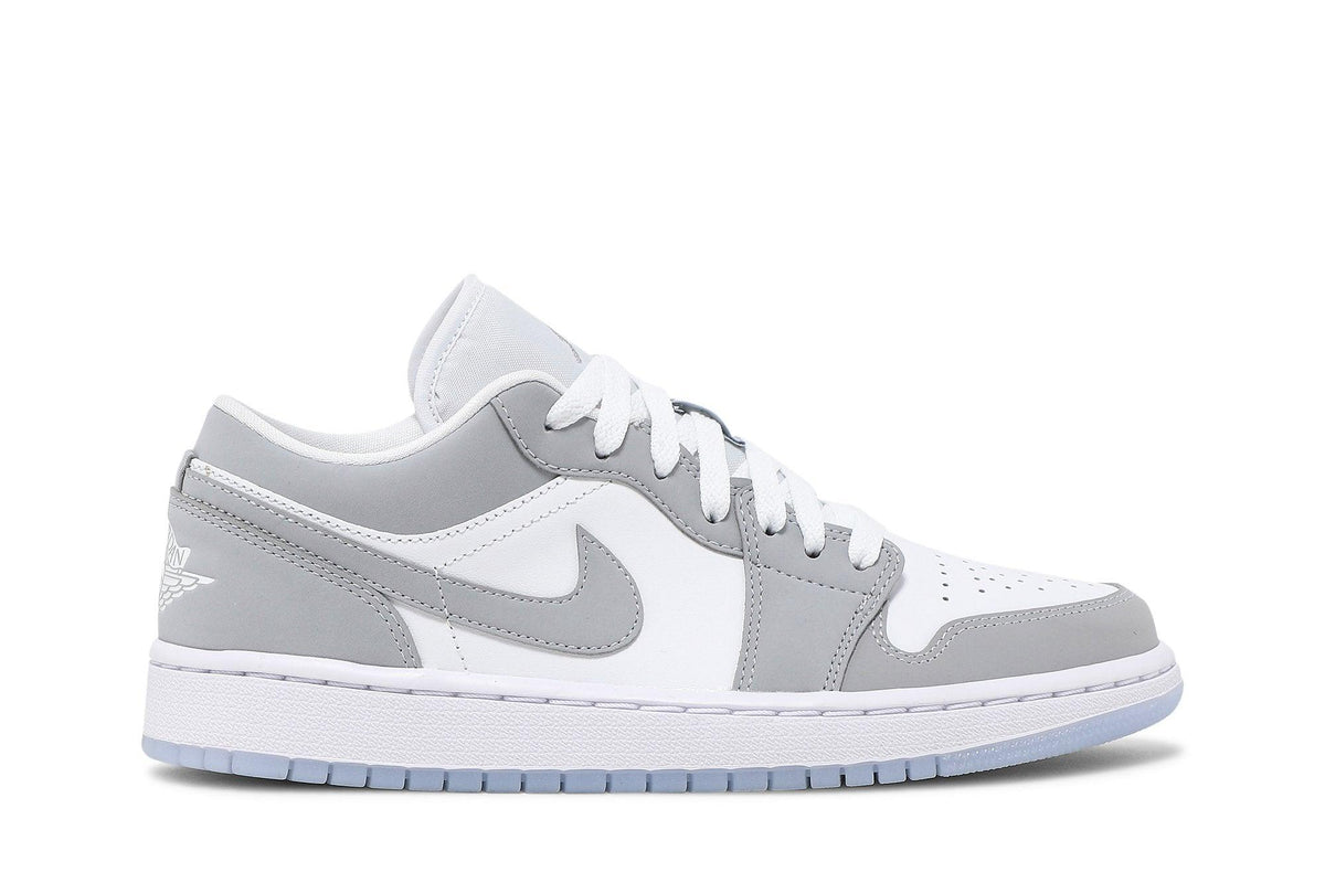 Tênis Nike Air Jordan 1 Low Wolf Grey Cinza