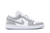 Jordan Nike Air Jordan 1 Low Wolf Grey tênis em cinza original na LK Sneakers