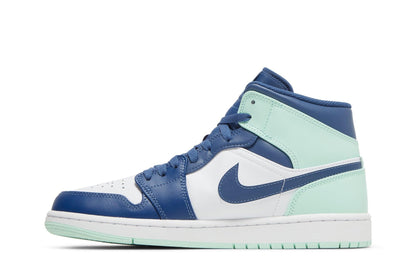 Tênis Air Jordan 1 Mid Aqua Blue Tint Verde - LK.Sneakers - BQ6472303 - 37