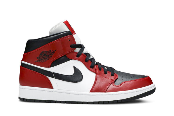 Jordan Nike Air Jordan 1 Mid Chicago Black Toe Vermelho/Preto tênis em black original na LK Sneakers
