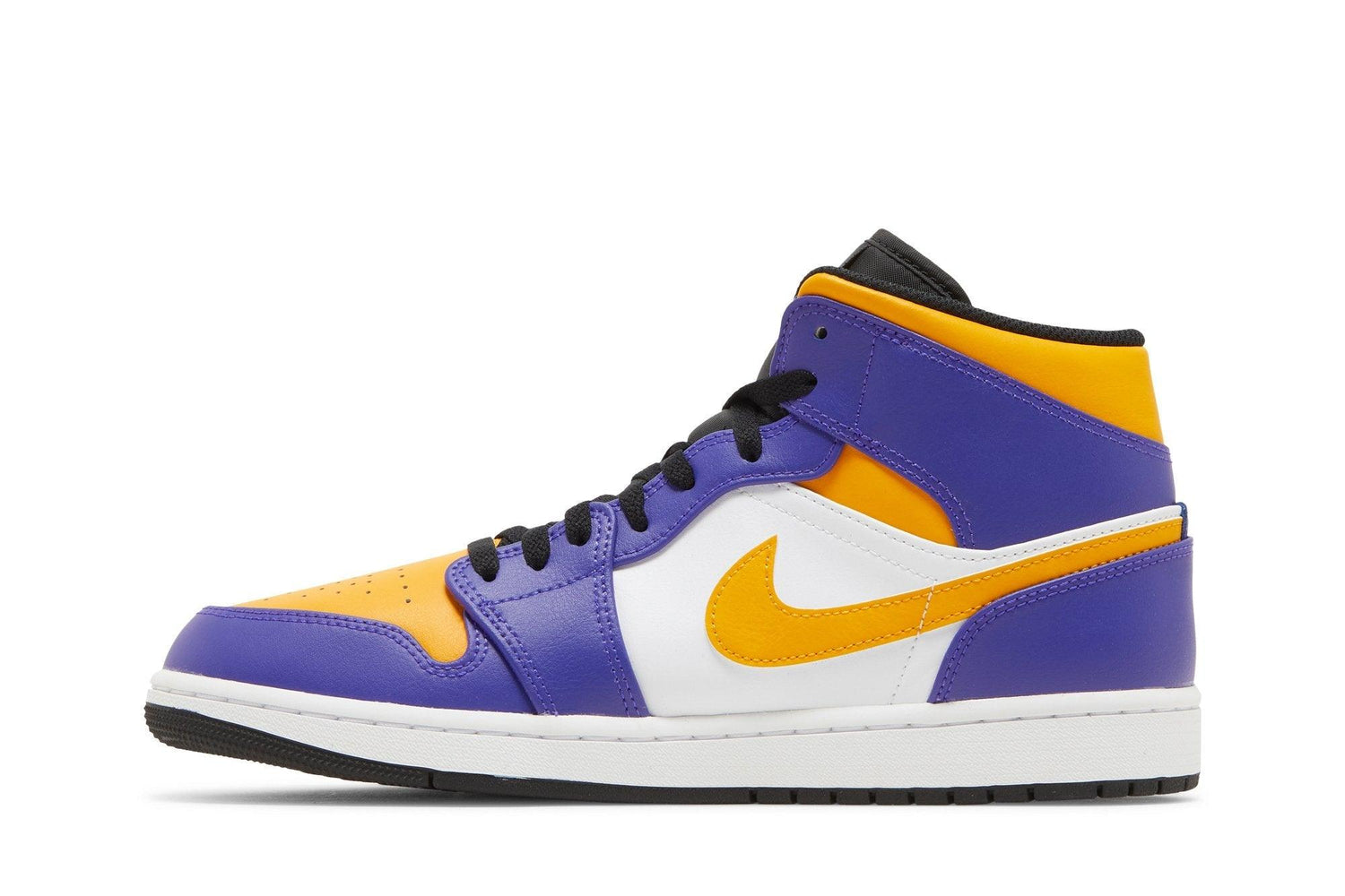 Tênis Air Jordan 1 Mid Lakers Roxo/Amarelo - LK.Sneakers - DQ8426517 - 36