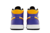 Tênis Air Jordan 1 Mid Lakers Roxo/Amarelo - LK.Sneakers - DQ8426517 - 36