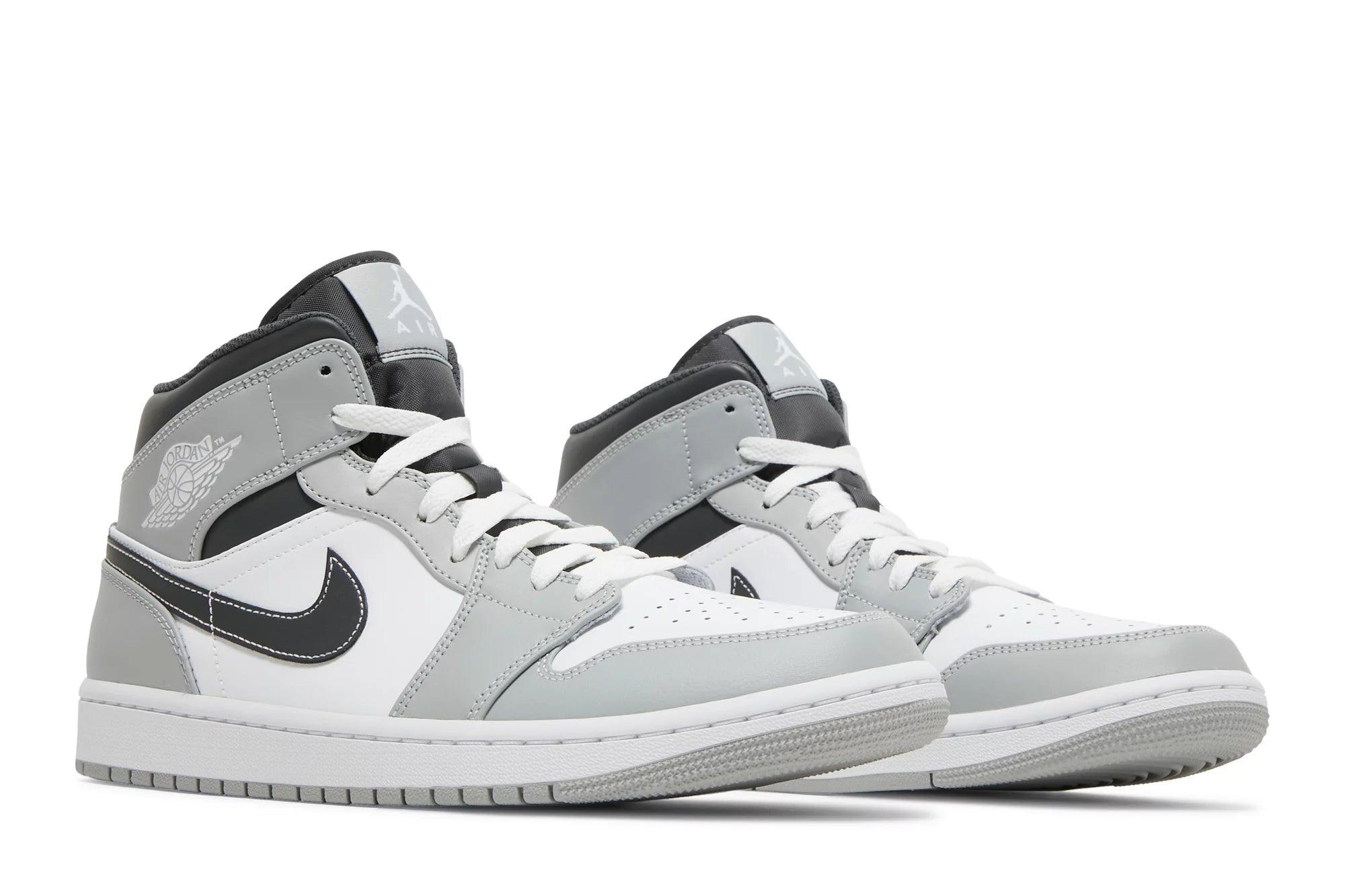 Tênis Air Jordan 1 Mid Light Smoke Grey Cinza - LK Sneakers