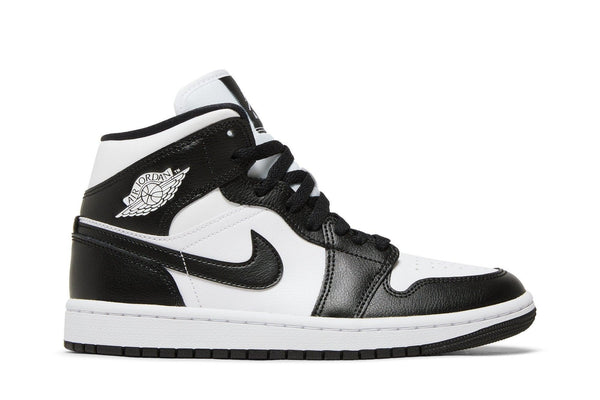 Jordan Nike Air Jordan 1 Mid Panda tênis em preto original na LK Sneakers