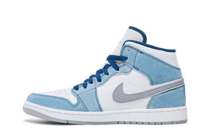 Tênis Air Jordan 1 Mid SE French Blue Azul - LK.Sneakers - 