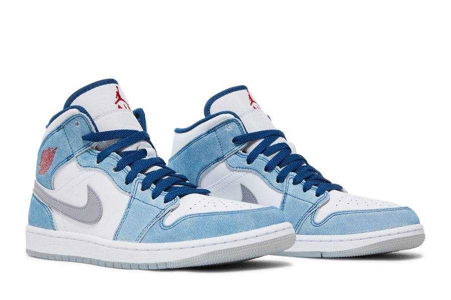 Tênis Air Jordan 1 Mid SE French Blue Azul - LK.Sneakers - 