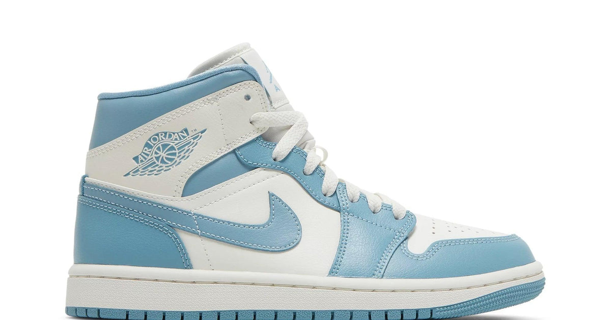 エアジョーダン1 University Blue Tênis Air Jordan 1 Mid University Blue (UNC) Azul | LK Sneakers