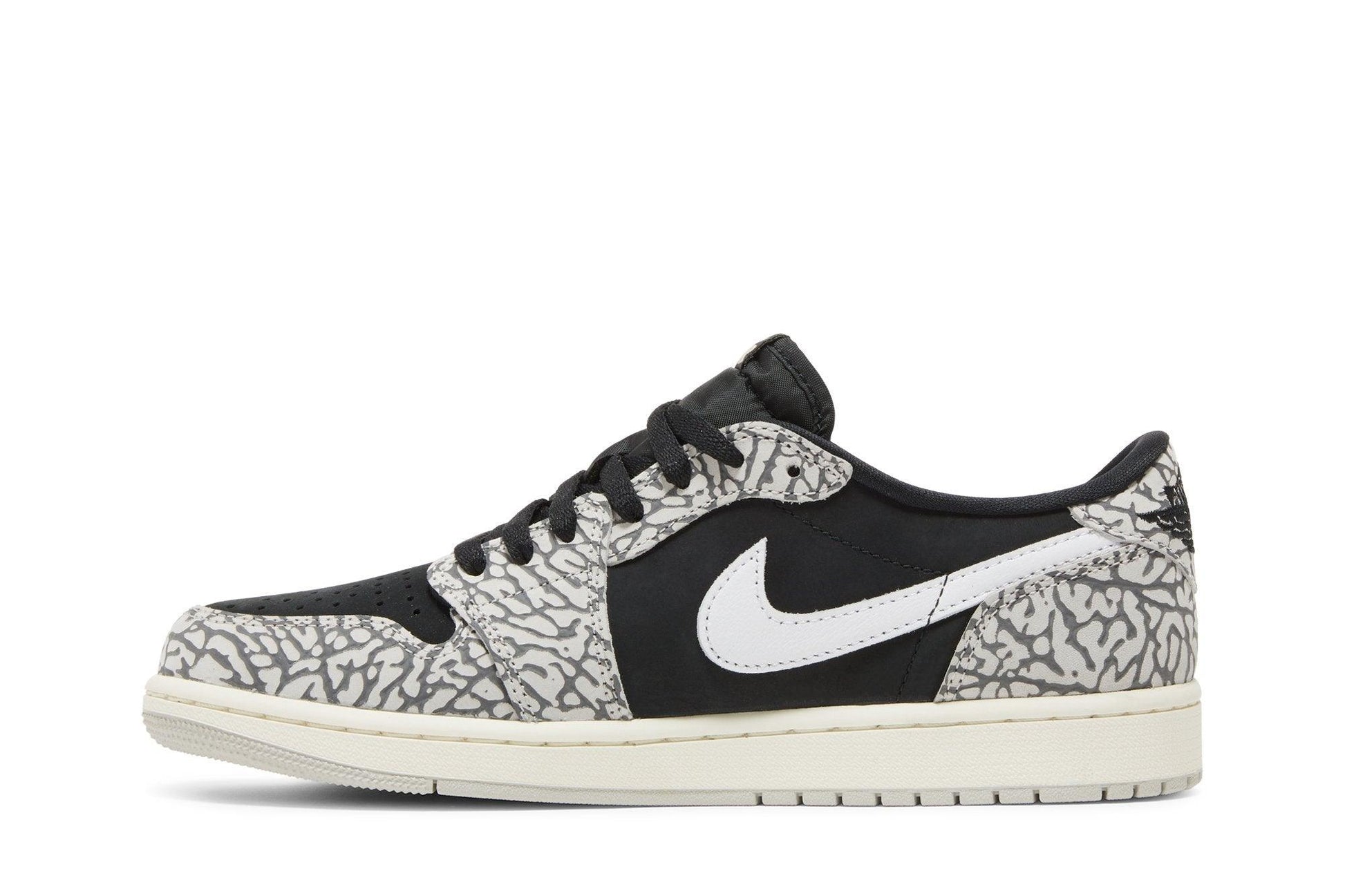 Tênis Air Jordan 1 Retro Low OG 'Black Cement' Preto - LK.Sneakers - CZ0790001 - 38