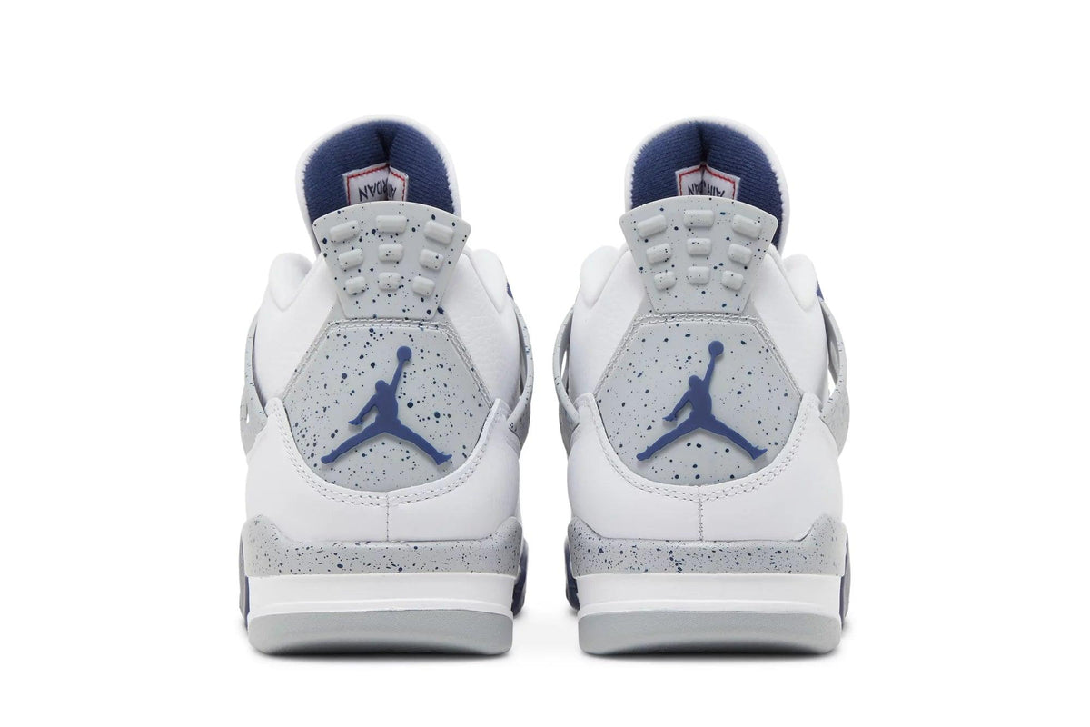 Tênis Nike Air Jordan 4 Midnight Navy Branco/Azul por R$ 2.699,99