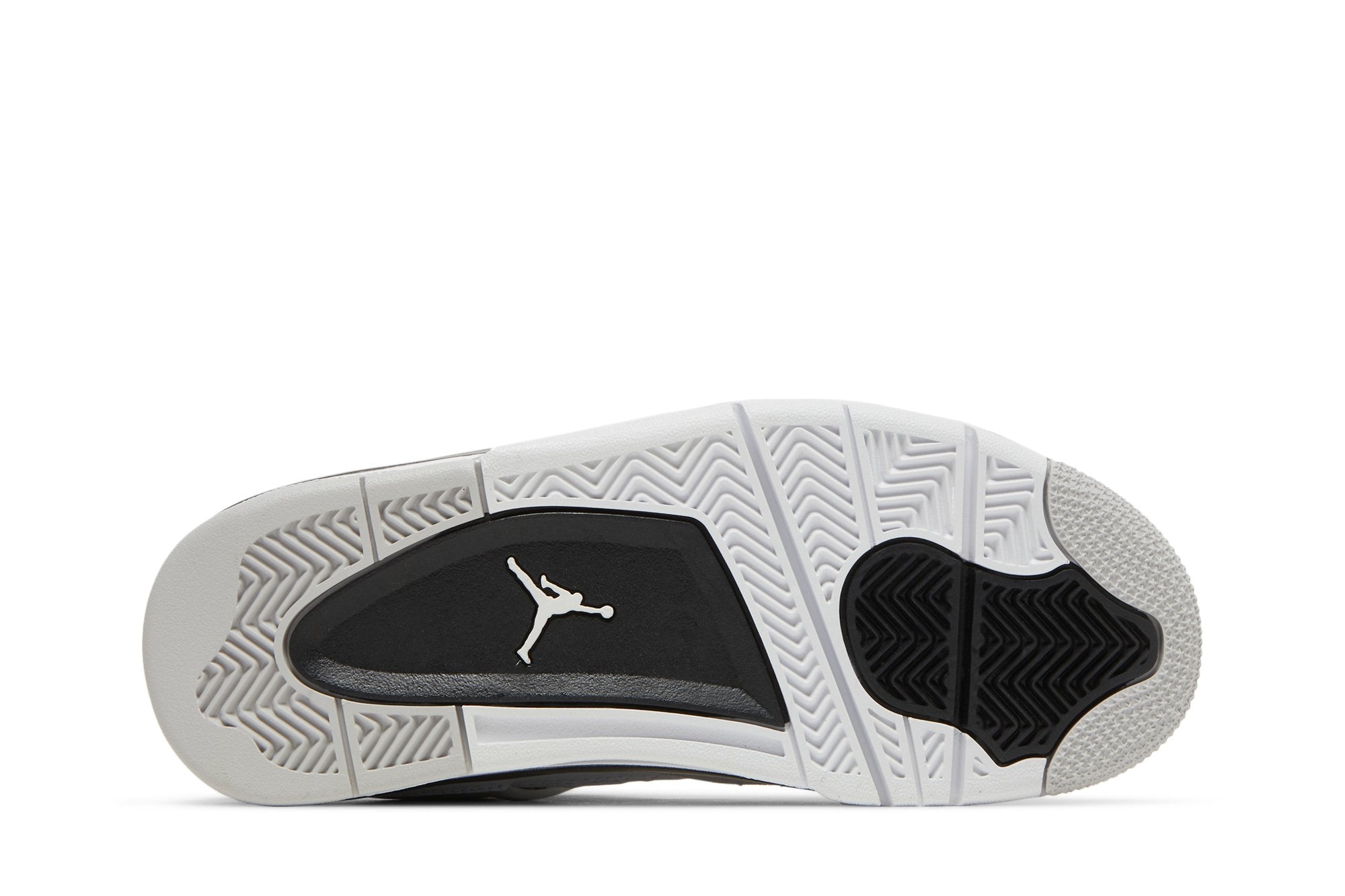 Tênis Air Jordan 4 Retro &quot;Military Black&quot; Branco - LK Sneakers
