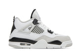 Tênis Air Jordan 4 Retro "Military Black" Branco - LK Sneakers