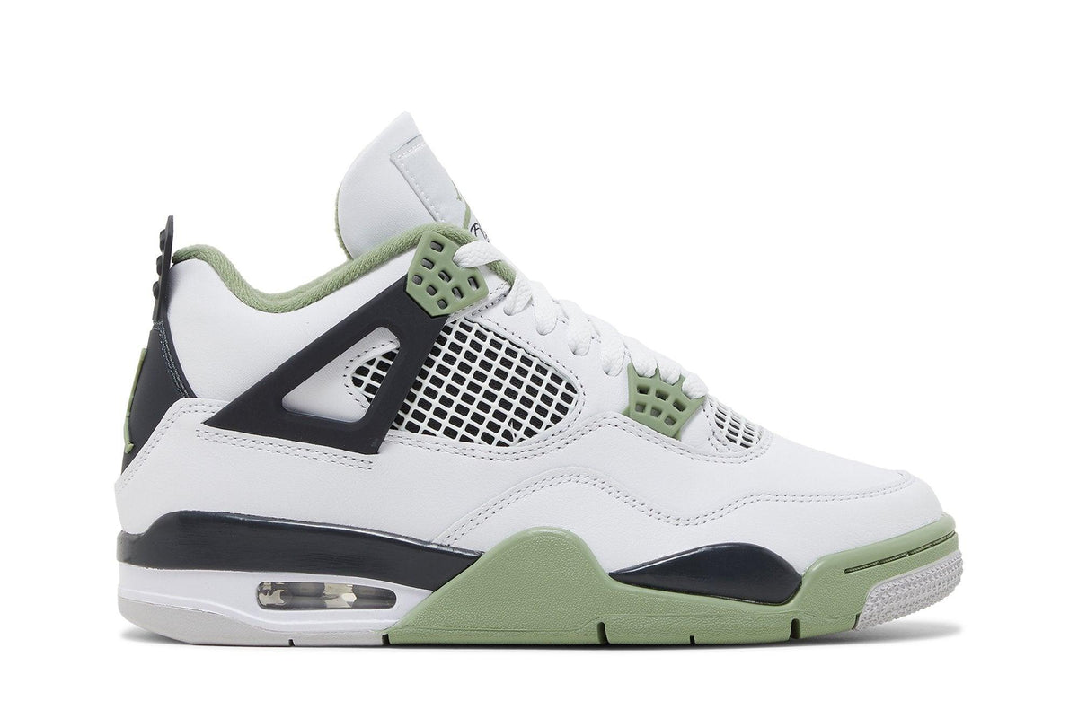 Tênis Nike Air Jordan 4 Seafoam Branco/Verde