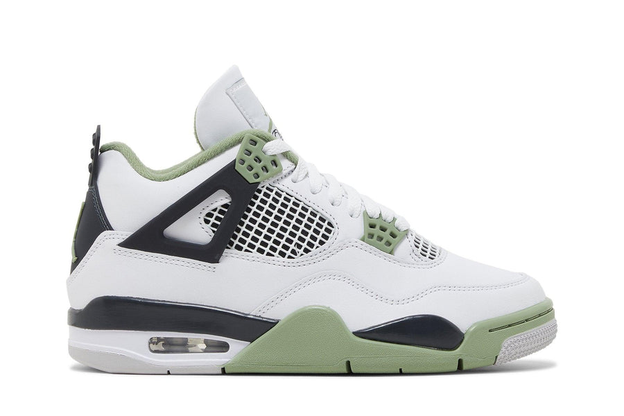 Jordan Nike Air Jordan 4 Seafoam Branco/Verde tênis original na LK Sneakers
