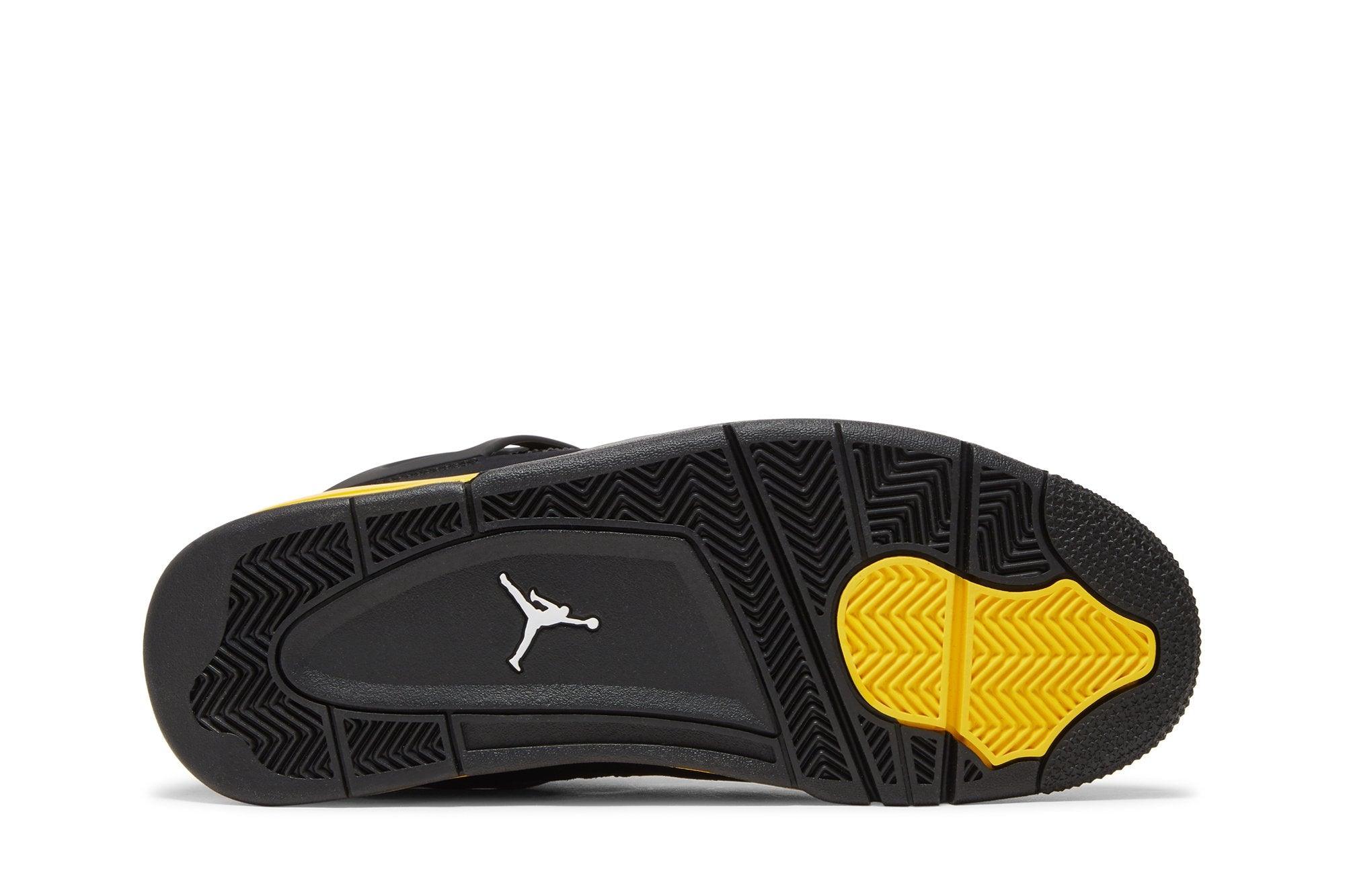 Tênis Air Jordan 4 Thunder Preto/Amarelo - LK Sneakers