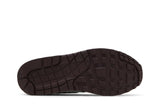 Vista traseira do Nike Concepts x Air Max 1 SP Mellow Colorido mostrando calcanheira e detalhes do solado