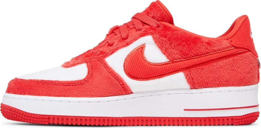 Tênis Nike Air Force 1 Low Fire Red White Vermelho - LK Sneakers