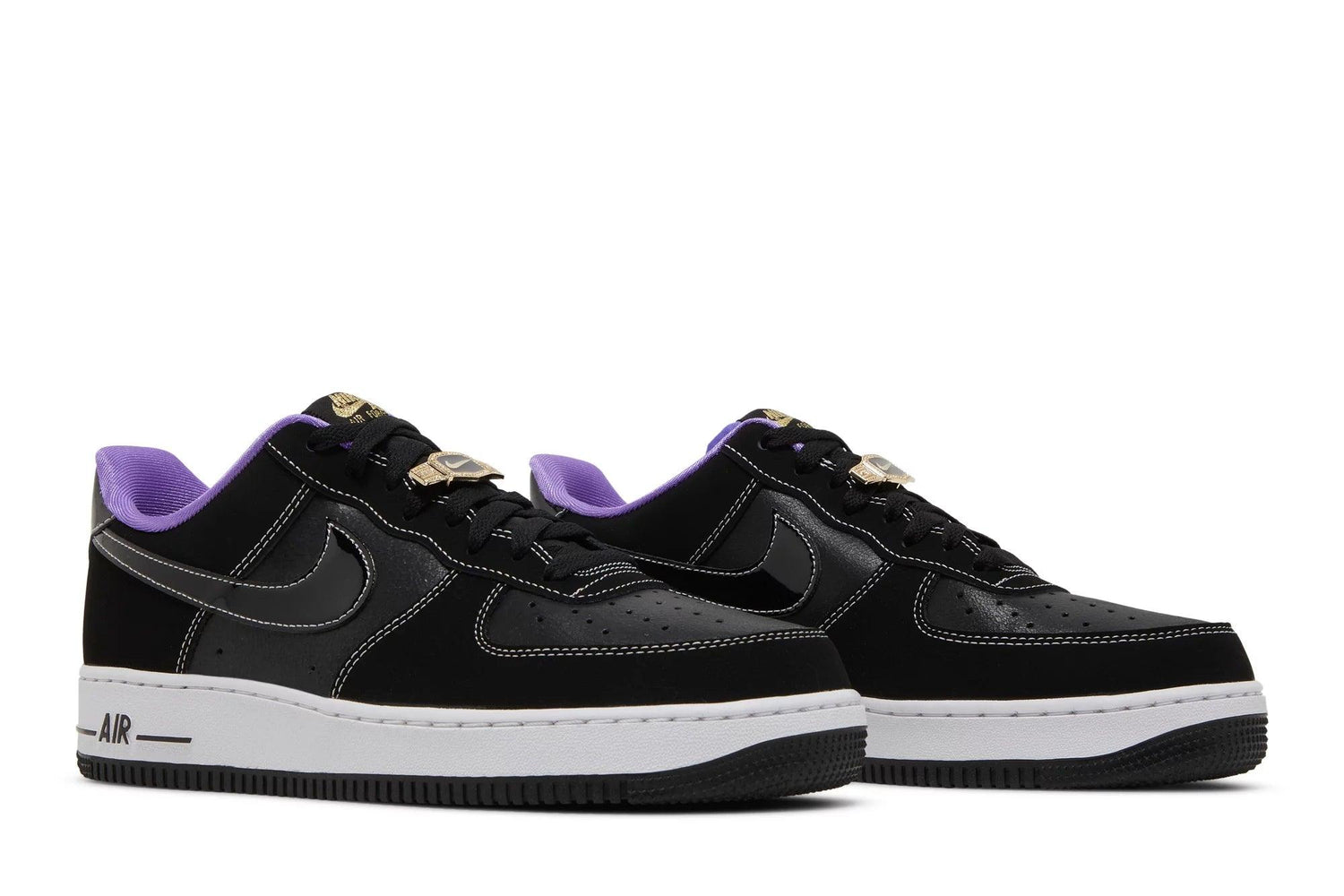 Tênis Nike Air Force 1 Low World Champ Lakers Preto - LK Sneakers